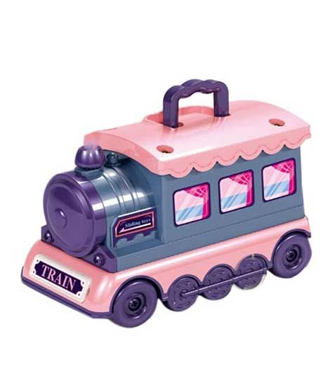 iShopping - ShopEasy 2 In 1 Pretend Play Portable Small Train Toy For Kids