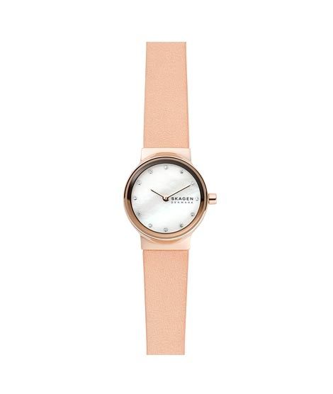iShopping - Skagen Freja Leather Women's Watch Pink (SKW1113)