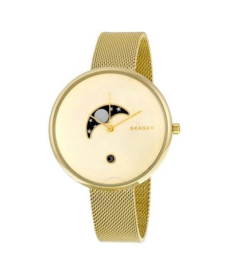 iShopping - Skagen Gitte Moonphase Women's Watch Gold (SKW2373)