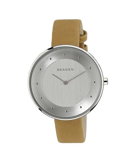 iShopping - Skagen Gitte Leather Women's Watch Light Brown (SKW2326)
