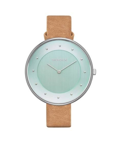 iShopping - Skagen Gitte Leather Women's Watch Light Brown (SKW2327)