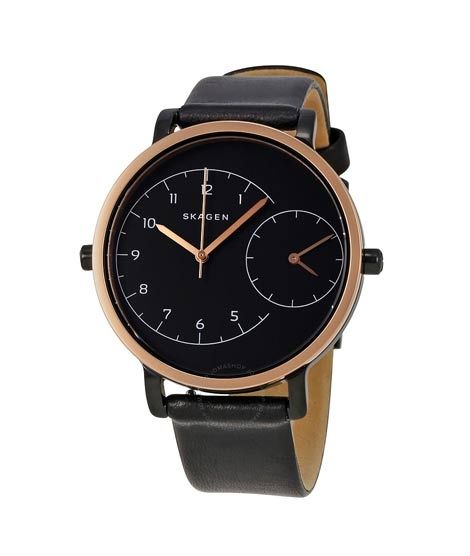 iShopping - Skagen Hagen Leather Women's Watch Black (SKW2475)