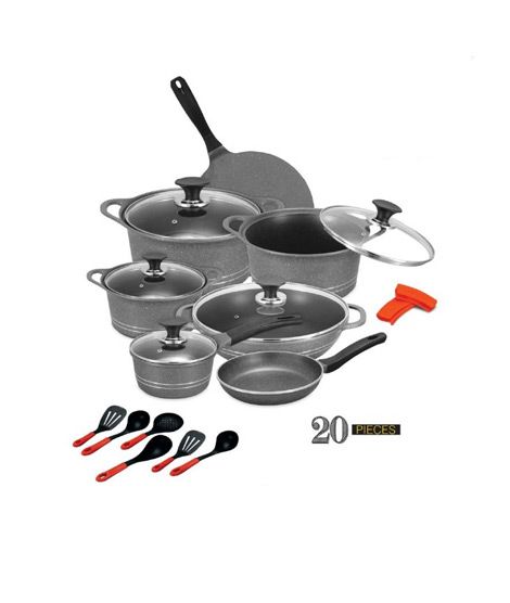 iShopping - Sonex Splender Plus Die Cast Cookware Gift Set - Black