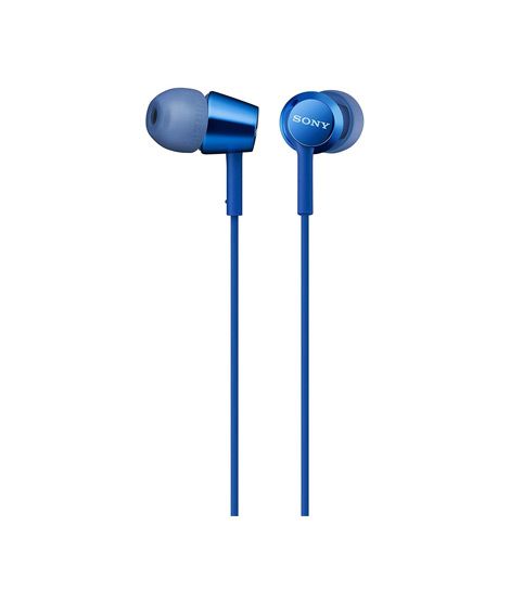 iShopping - Sony In-Ear Earphone (MDR-EX155AP)-Blue