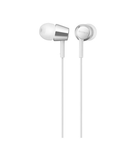 iShopping - Sony In-Ear Earphone (MDR-EX155AP)-White