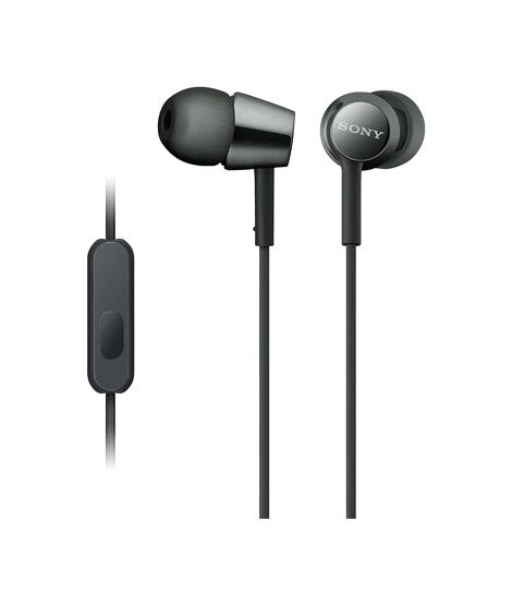 iShopping - Sony In-Ear Earphone (MDR-EX155AP)-Black