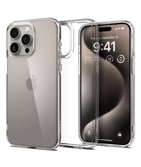 iShopping - Spigen Ultra Hybrid Clear Case For Apple iPhone 15 Pro (ACS06707)
