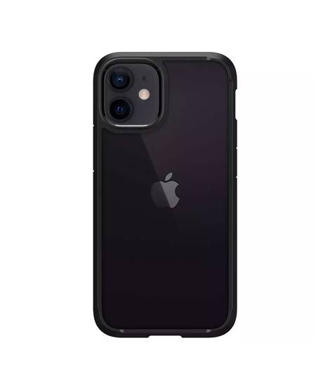 iShopping - Spigen Ultra Hybrid TPU + PC Case  For iPhone 12 Mini Matte Black (ACS01746)