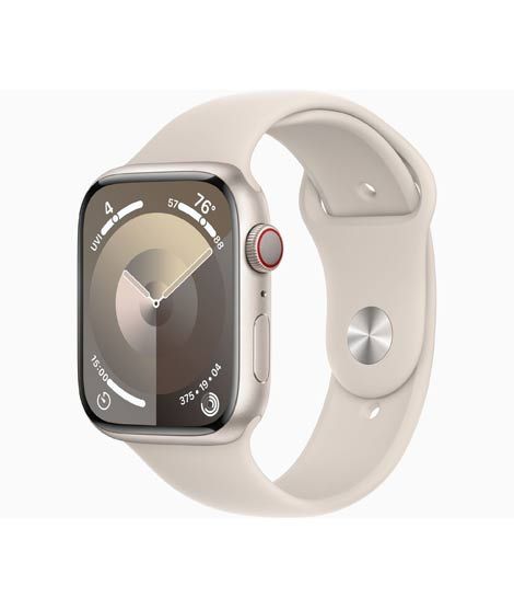 iShopping - Apple Watch Series 9 Starlight Aluminum Case With Sport Band-GPS & Cellular-41 mm-Starlight