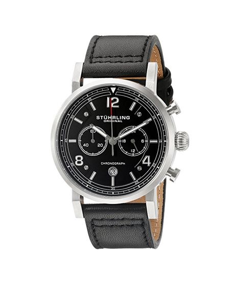 iShopping - Stuhrling Original Aviator 583 Men's Watch Black (583.01)