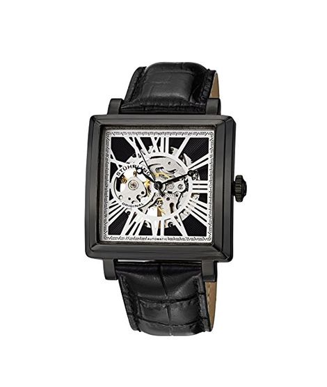 iShopping - Stuhrling Original Chariot Square Men's Watch Black (389.33551)