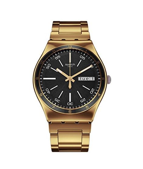 iShopping - Swatch Charcoal Medal Yellow Women's Watch Gold (YGG705G)