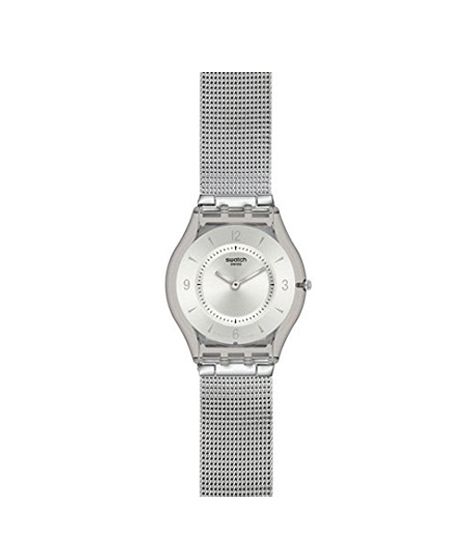 iShopping - Swatch Metal Knit Women's Watch Silver (SFM118M)