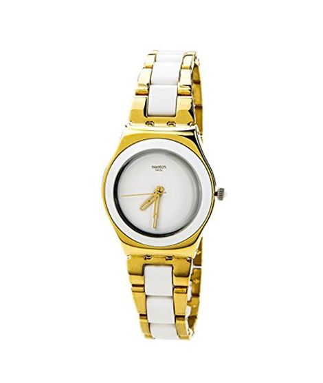 iShopping - Swatch Yellow Pearl Women's Watch Two Tone (YLG122G)