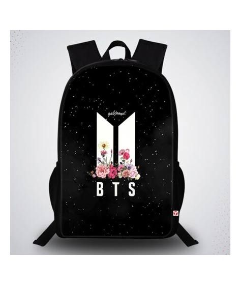 iShopping - Traverse BTS Printed School Bag For Unisex Black (T343TWH)