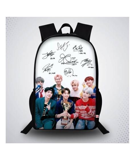 iShopping - Traverse BTS Printed School Bag For Unisex (T377TWH)
