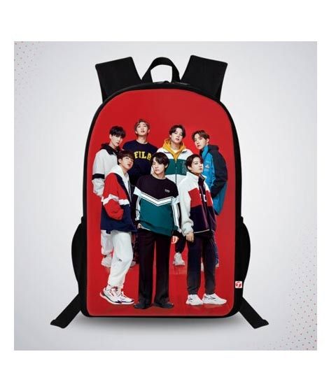iShopping - Traverse BTS Printed School Bag For Unisex (T379TWH)
