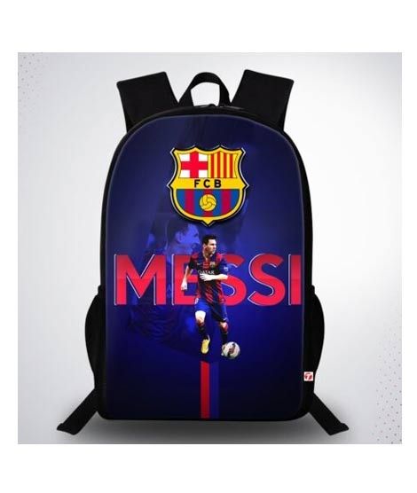 iShopping - Traverse Messi FCB Printed School Bag For Unisex (T442TWH)