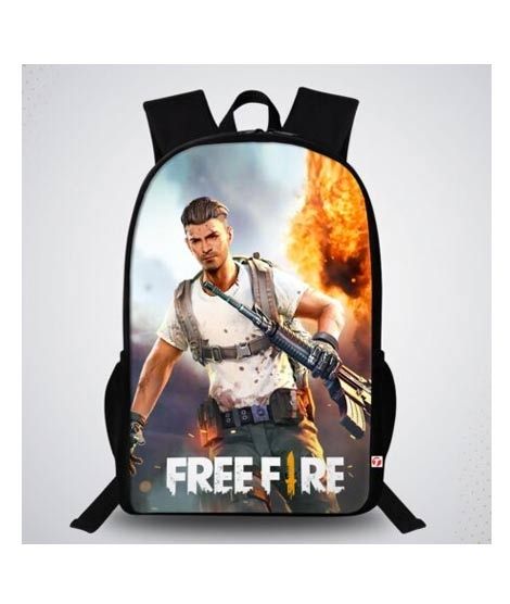 iShopping - Traverse Free Fire Digital Printed Backpack (T617TWH)