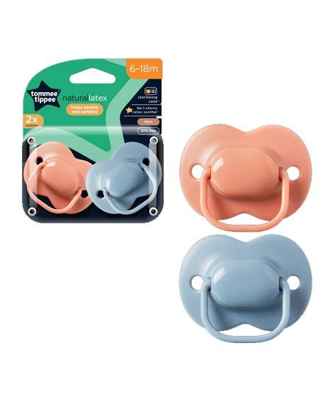 iShopping - Tommee Tippee Cherry Latex Soother 6-18M Pack Of 2 (TT 433533)