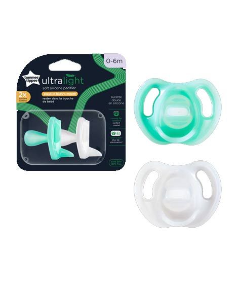 iShopping - Tommee Tippee Silicone Soother 0-6M Pack Of 2 (TT 533495)