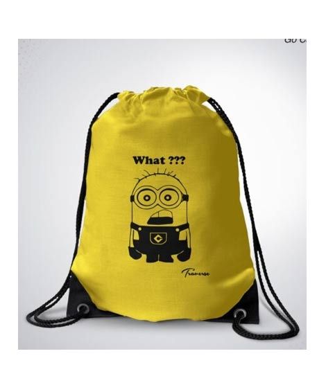 iShopping - Traverse Yellow Minion Digital Printed Drawstring Bag (T11DRSSCR)