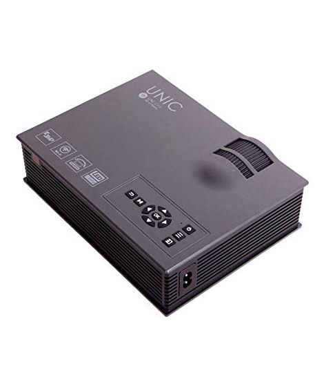 iShopping - UNIC UC68 HD 1080p 1800 Lumens Multimedia Home Theatre Projector Black
