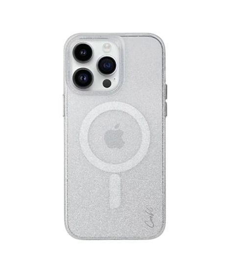 iShopping - Uniq Coehl Lumino Case For iPhone 14 Pro - Sparkling Silver