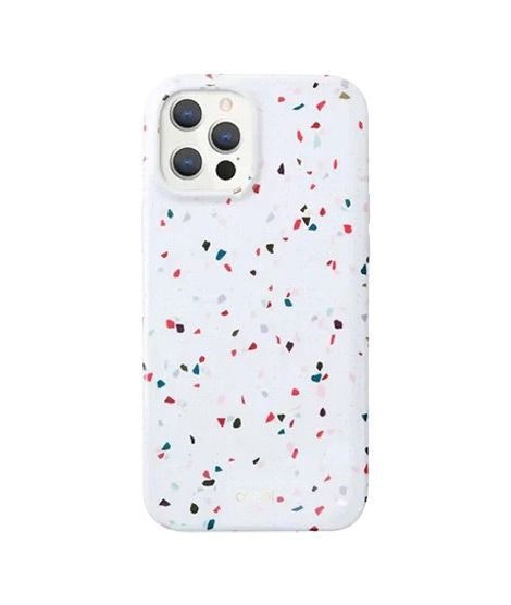 iShopping - Uniq Coehl Terrazzo Case For iPhone 12 Pro Max - Natural White