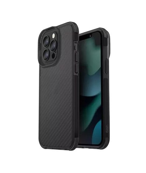 iShopping - Uniq Combat Case For iPhone 13 Pro - Aramid Smoke