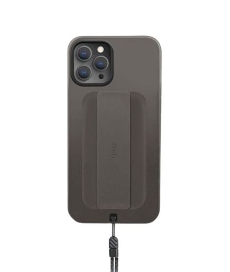 iShopping - Uniq Heldro Antimicrobial Case For iPhone 12 Pro Max - Stone Grey