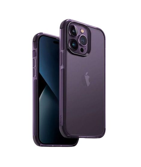 iShopping - Uniq Hybrid Combat Case For iPhone 14 Pro - Purple