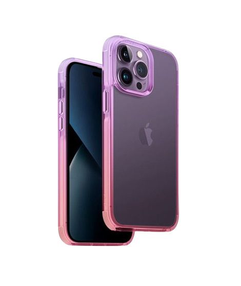 iShopping - Uniq Hybrid Combat Duo Case For iPhone 14 Pro - Pink