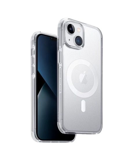 iShopping - Uniq Hybrid Combat Magsafe Case For iPhone 14 - Dove
