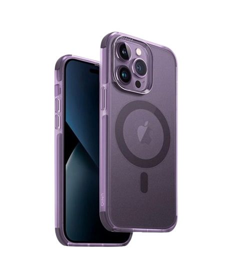 iShopping - Uniq Hybrid Combat Magsafe Case For iPhone 14 Pro - Purple