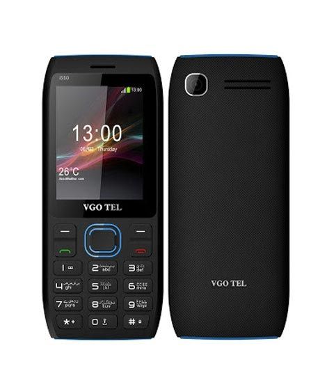 iShopping - Vgo Tel Dual Sim Black Blue (I550)