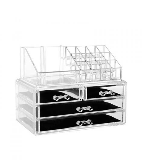 iShopping - Premier Home 16 Compartment 4 Drawers Cosmetic Organizer (1601607)