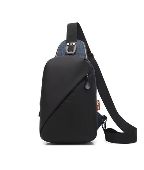 iShopping - Poso 7.9" Chest Bag For Men Blue (PS-312)