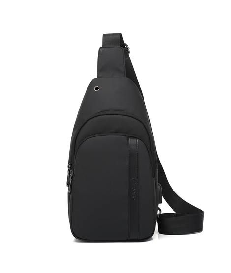 iShopping - Poso Casual Chest Bag For Men Black (PS-326)