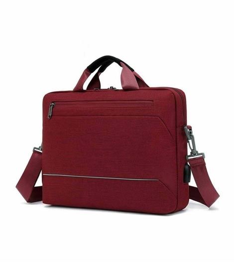 iShopping - Coolbell 15.6″ Top Load Laptop Shoulder Bag Red (CB-2112)