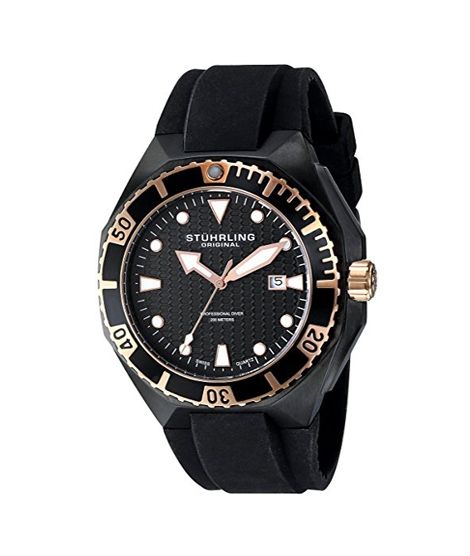 iShopping - Stuhrling Original Gen Hex Men's Watch Black (823.02)