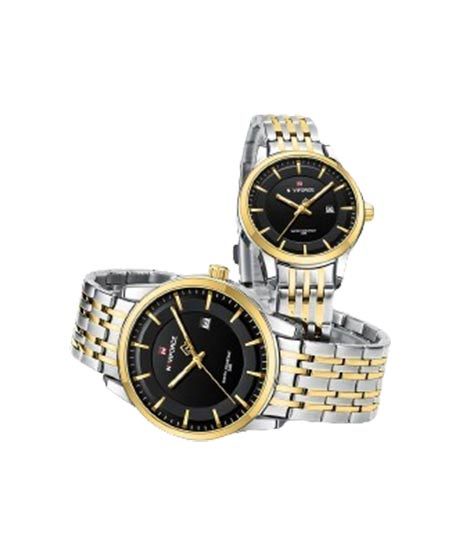 iShopping - Naviforce Couple Connect Edition Watch For Couple Golden (nf-9228-c-6)