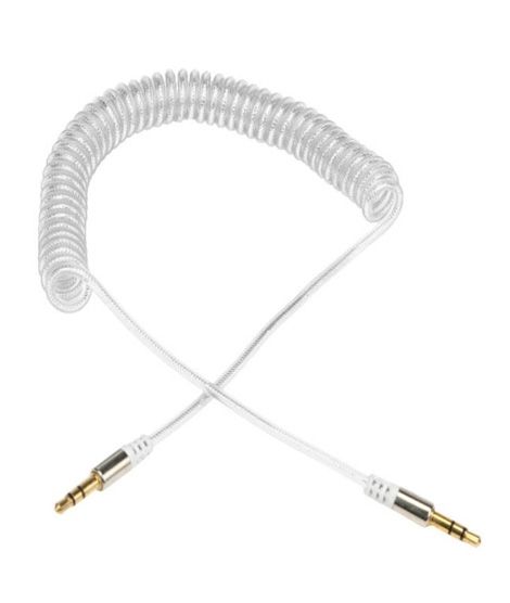 iShopping - Wish Hub 3.5mm Aux Cable For Car White
