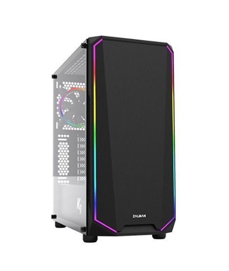 iShopping - Zalman K1 Rev B ATX Mid Tower PC Case Black