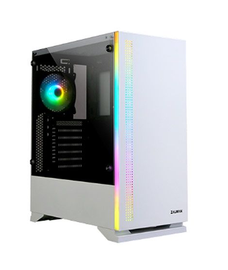 iShopping - Zalman S5 ATX Mid Tower PC Case White