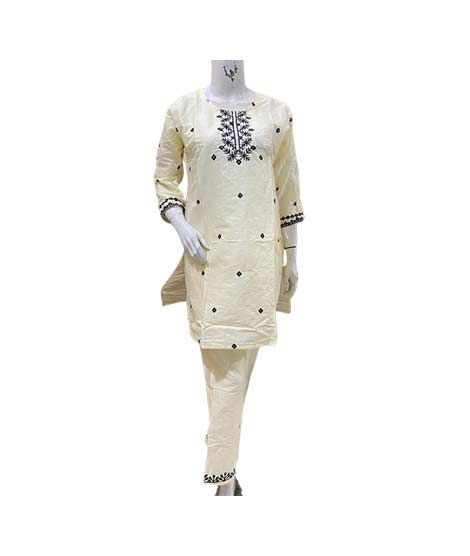 iShopping - ZamZam Embroidery Creampie 2pc Dress For Women