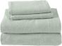 iShopping - Rainbow Linen Jersey Fitted Bed Sheet Single Size Green (RHP103)