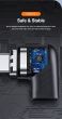 iShopping - KUULAA 120W Magnetic Elbow USB Type C Connector Black
