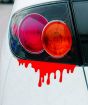 iShopping - Wish Hub Red Blood Car Light Bumper Sticker