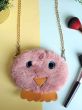 iShopping - Rangoon Fluffy Pouch Bag For Women Tea-Pink
